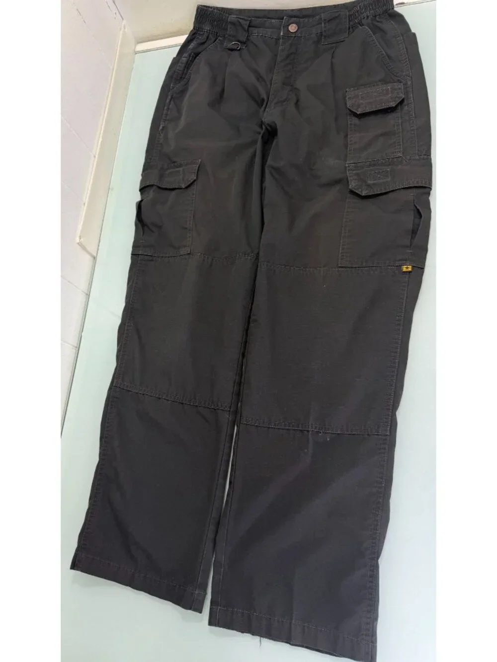 Propper Cargo Tactical Pants Men 32X32 Ripstop Hiking Workwear Y2K Elastic Waist